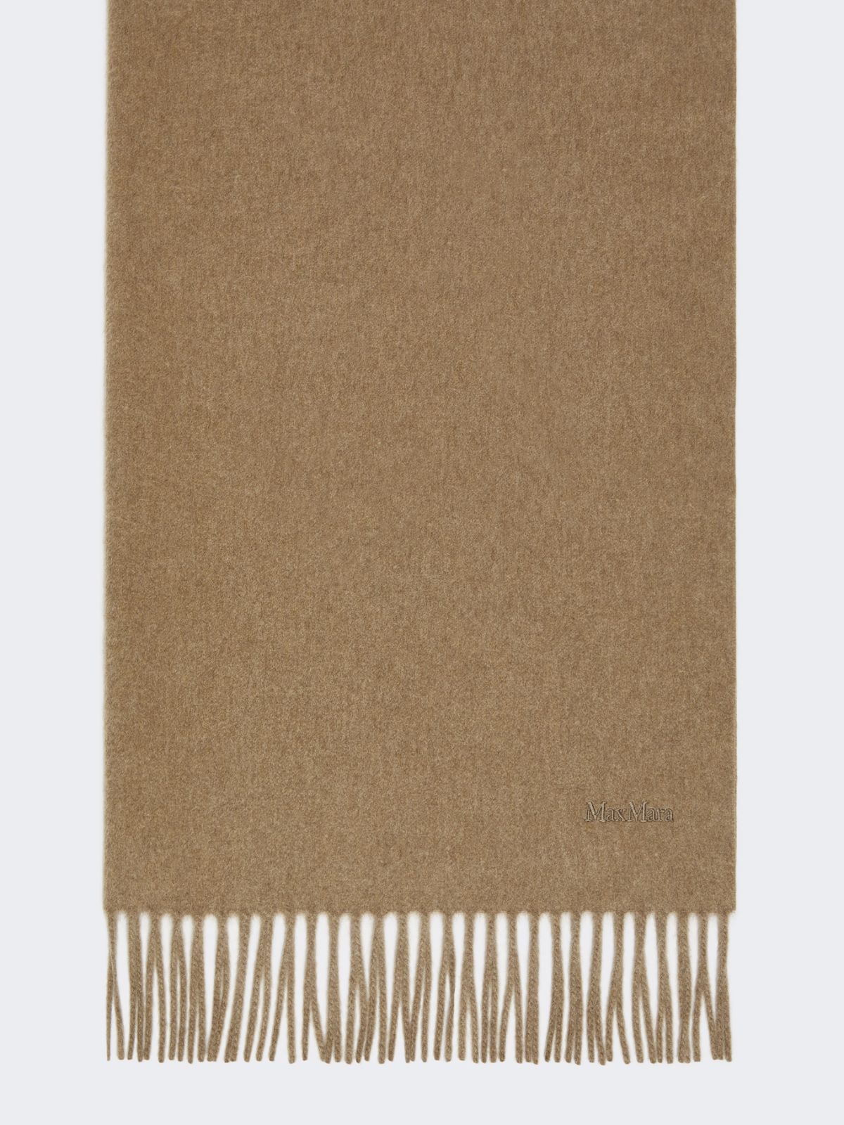 Stola aus Kaschmir mit Logo - BEIGE - Max Mara