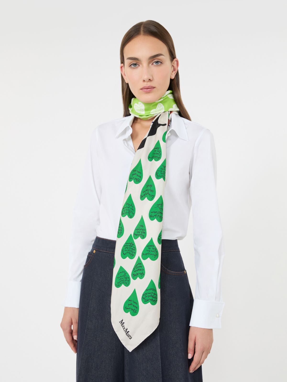 Heritage Foulard New Edition - Max Mara’s 75th Anniversary - WHITE