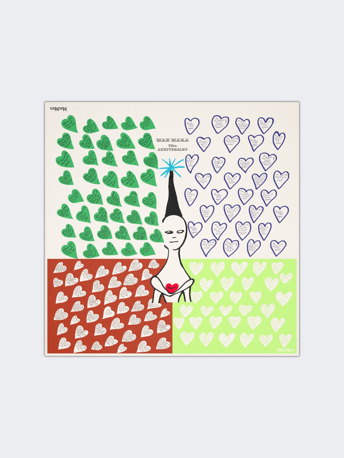 Heritage Foulard New Edition - Max Mara’s 75th Anniversary - WHITE - Max Mara