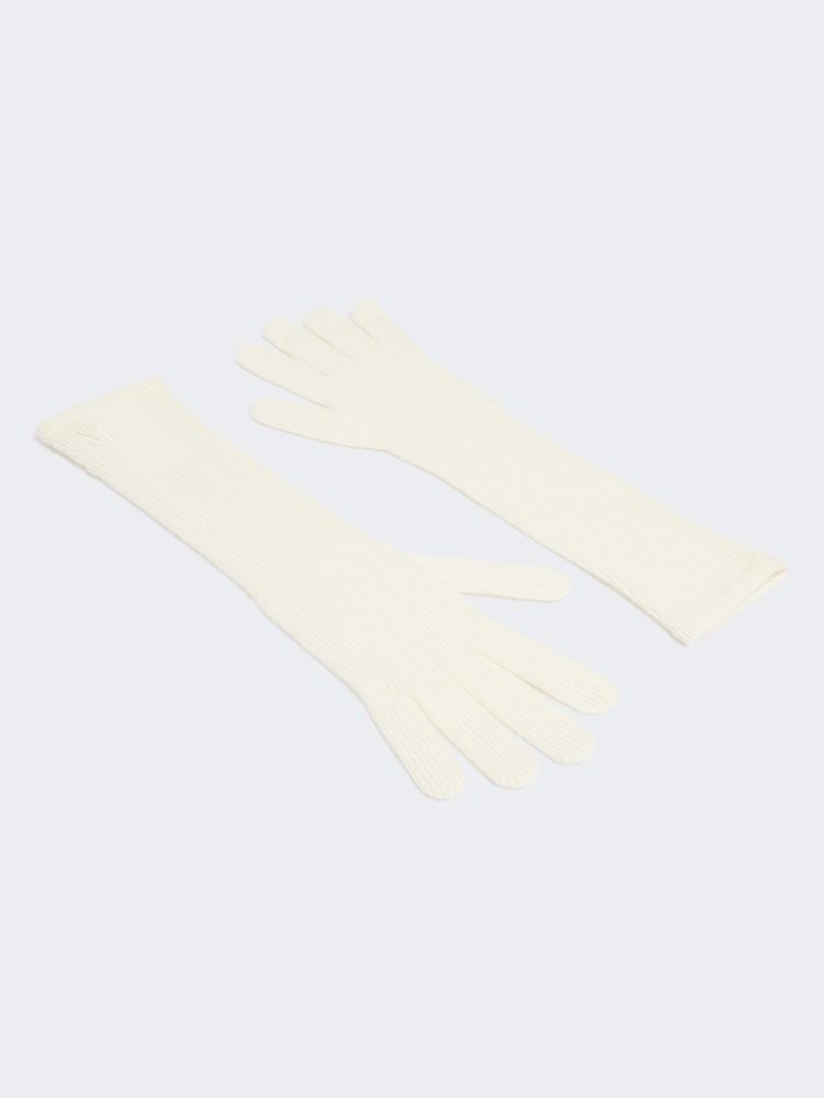 Long cashmere gloves - IVORY - Max Mara - 2