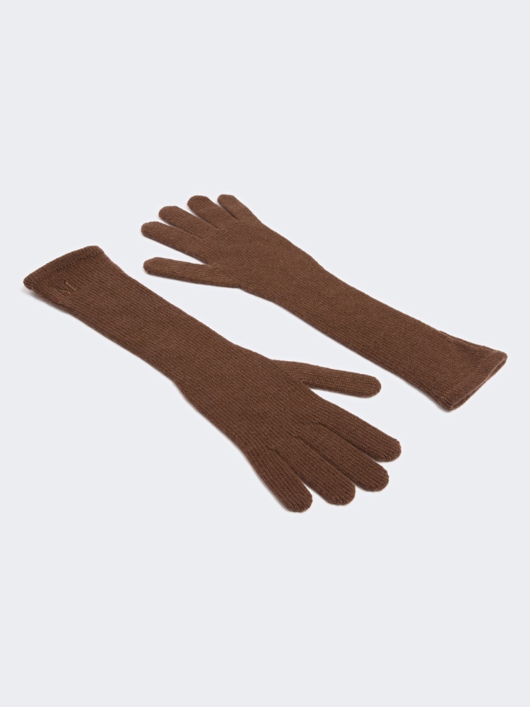 Long cashmere gloves - RUST - Max Mara - 2