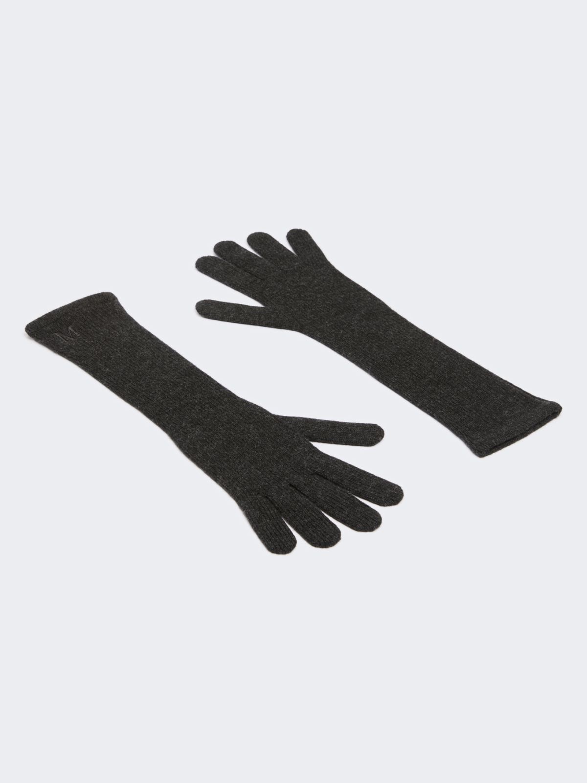 Long cashmere gloves - MEDIUM GREY - Max Mara - 2