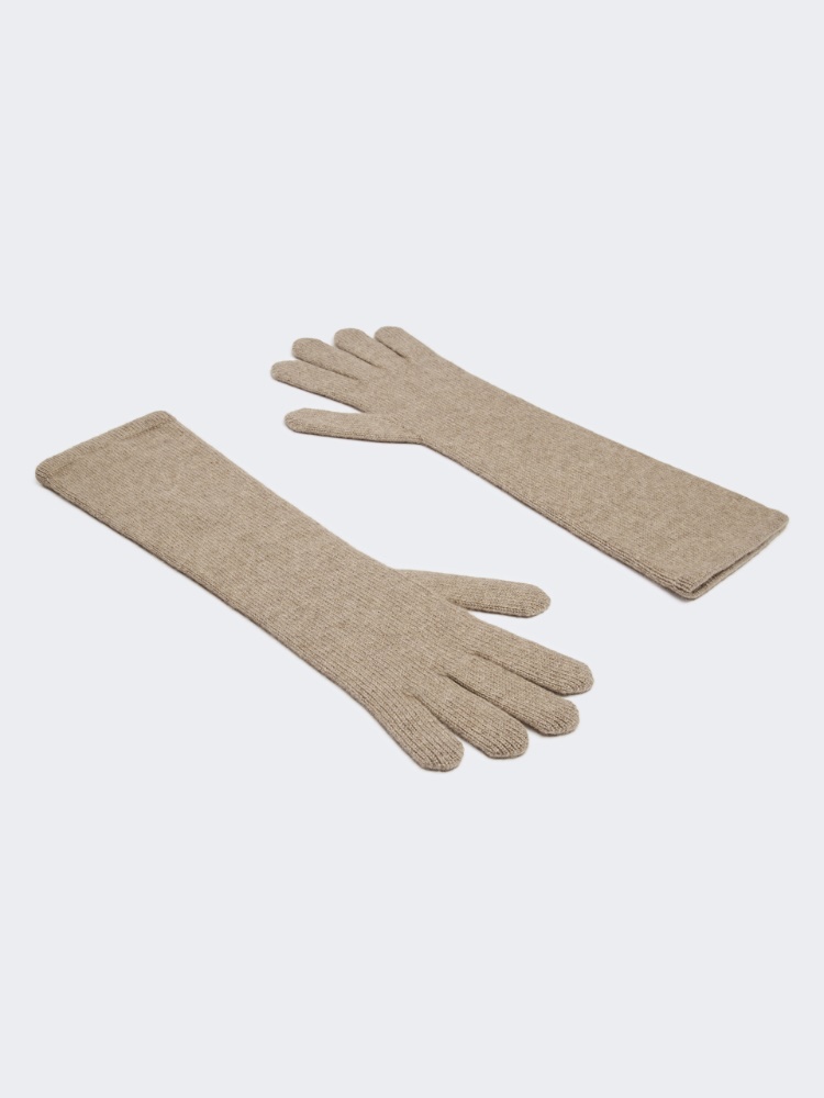 Cashmere gloves - BEIGE - 2