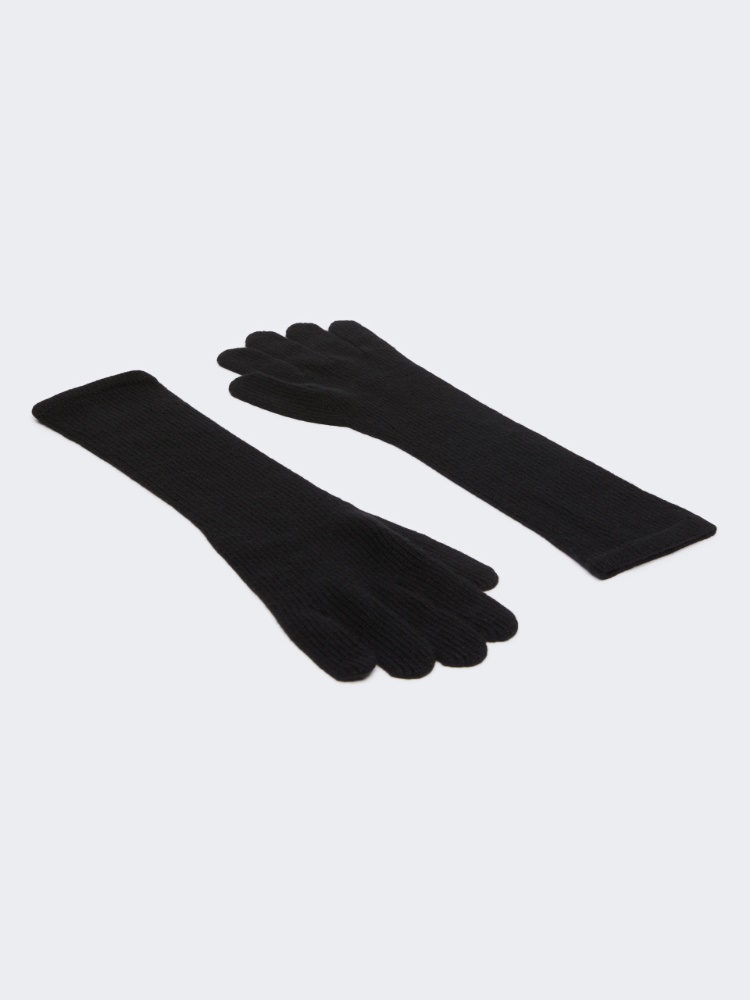 Cashmere gloves - BLACK - 2