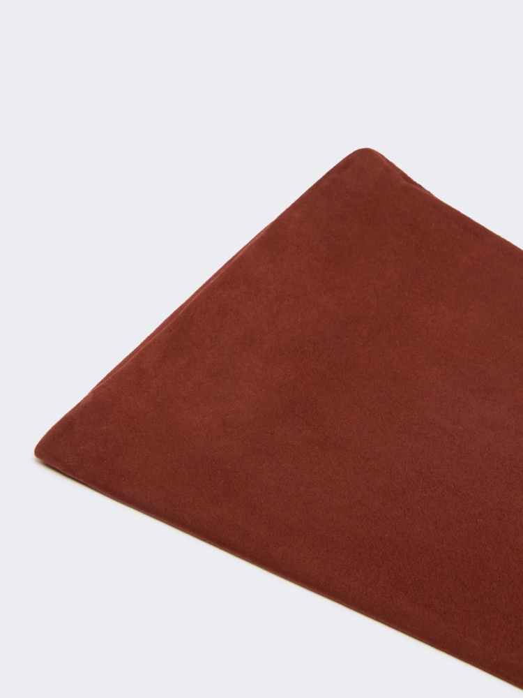 Long suede gloves - TERRA COTTA - Max Mara - 3