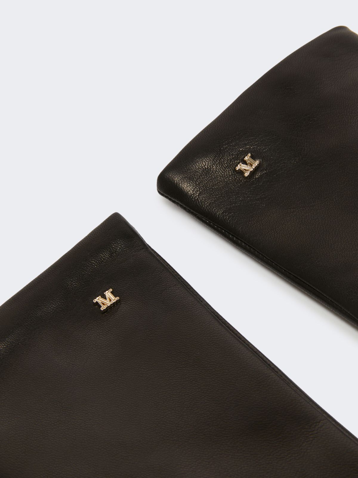 Nappa leather gloves - BLACK - 3