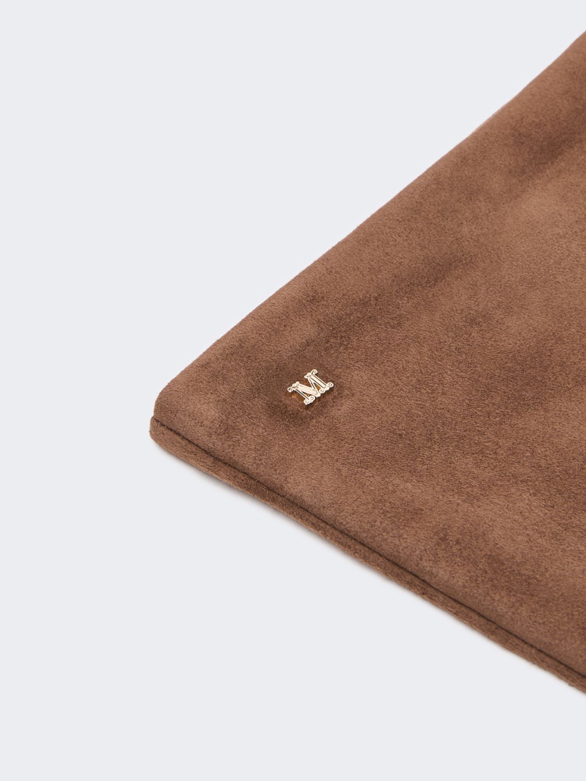 Extra-long suede gloves - BROWN - Max Mara - 3