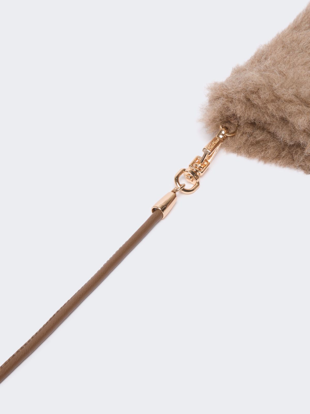 Manoplas de tejido Teddy de alpaca y cachemira - BEIGE ORO - Max Mara - 3