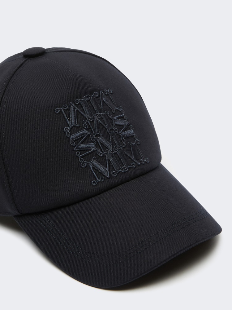 Gabardine water-repellent baseball cap - MIDNIGHTBLUE - 2