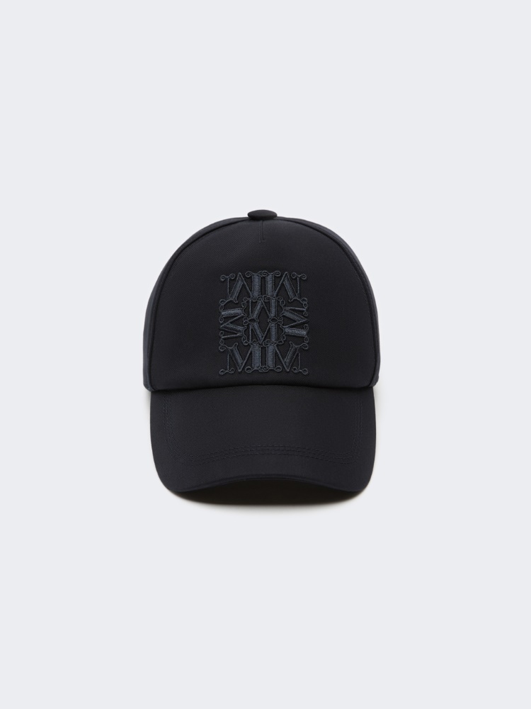Gabardine water-repellent baseball cap - MIDNIGHTBLUE
