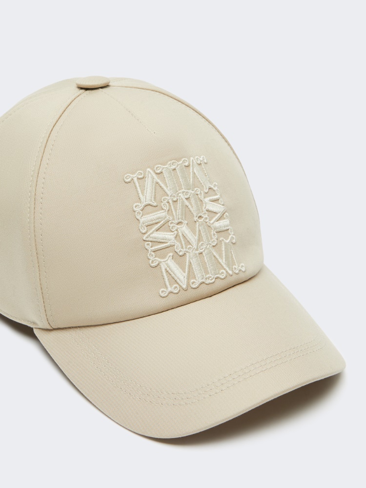 Gabardine water-repellent baseball cap - STONE - 2