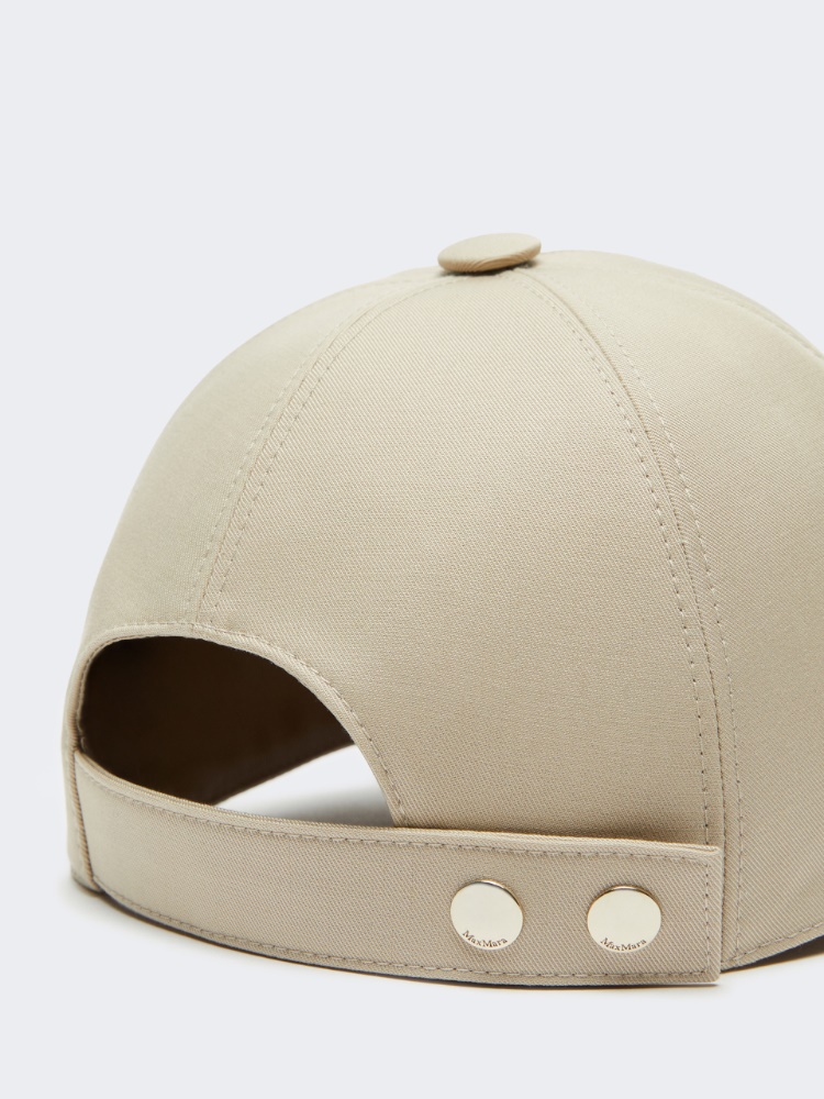 Gabardine water-repellent baseball cap - STONE - 3