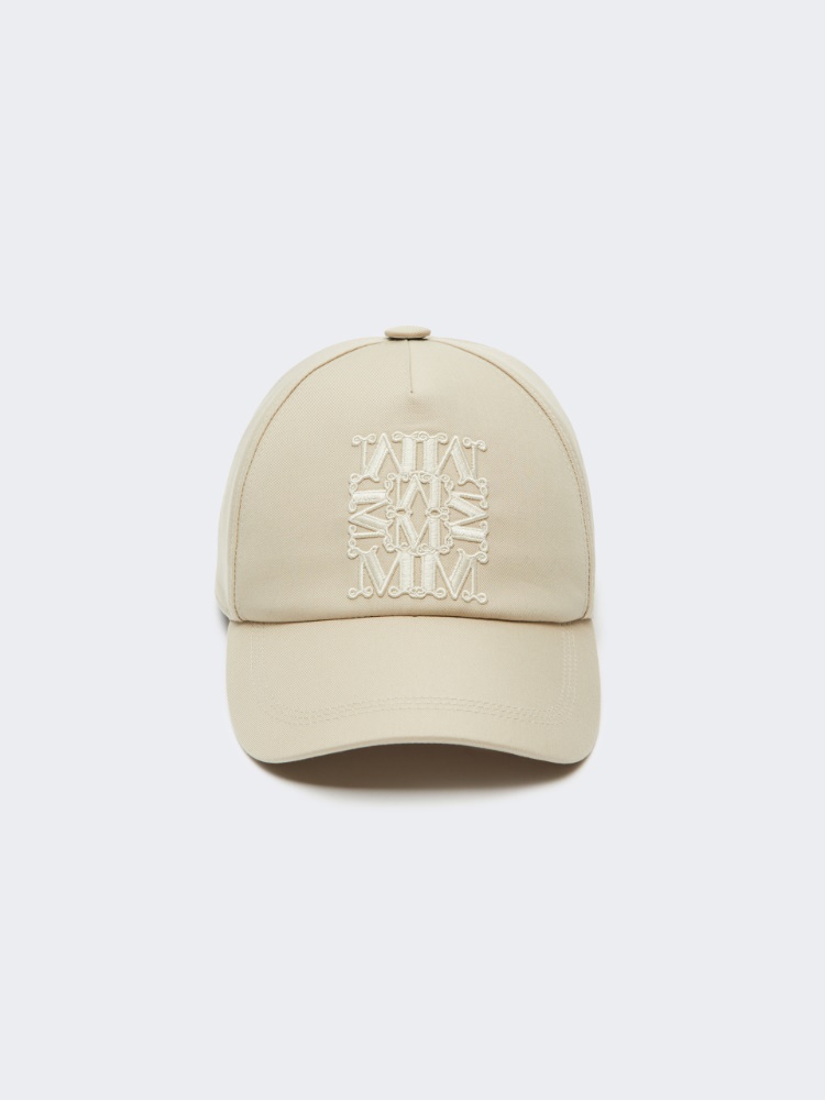 Gabardine water-repellent baseball cap - STONE