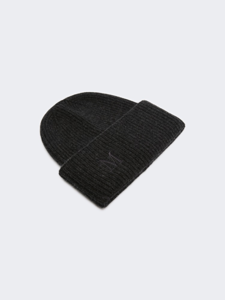 Rippstrickmütze aus Kaschmir - ANTHRAZIT - Max Mara - 2
