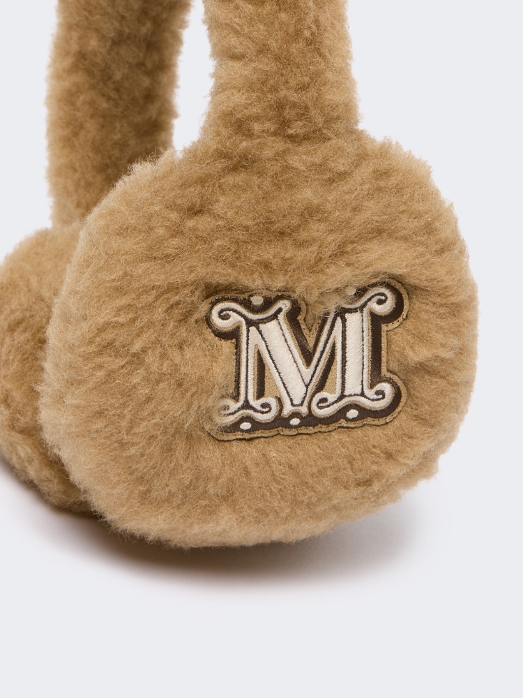 Teddy fabric earmuffs - CAMEL - Max Mara - 3