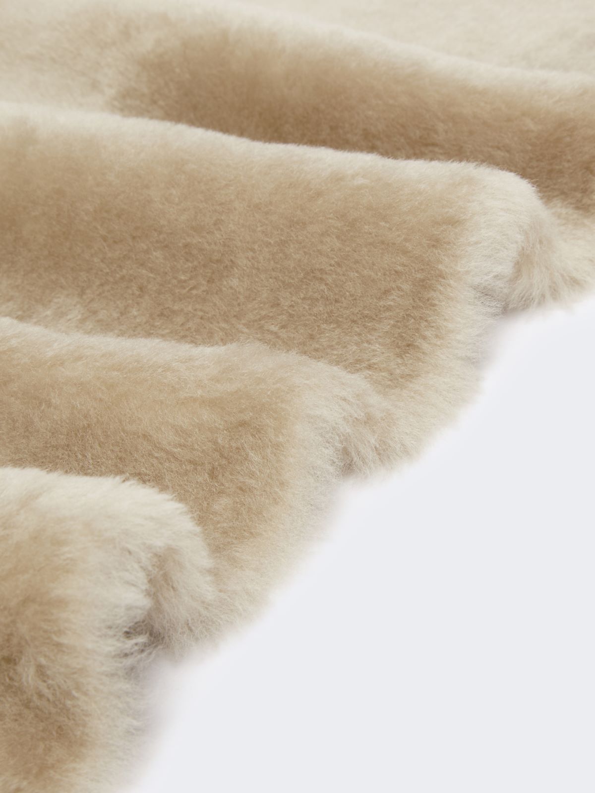 Étole en peau de mouton - BEIGE - Max Mara - 3