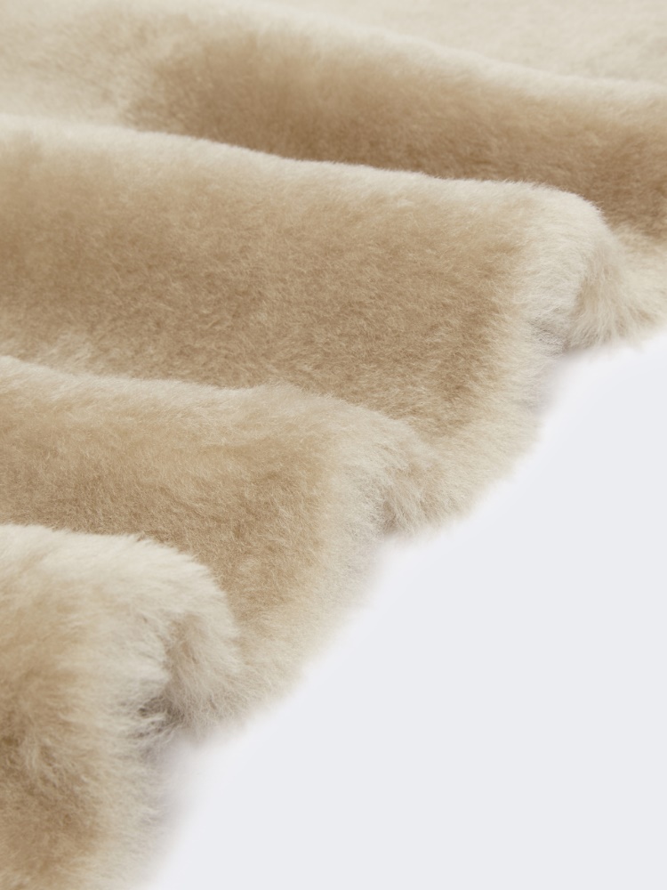 Étole en peau de mouton - BEIGE - Max Mara - 3