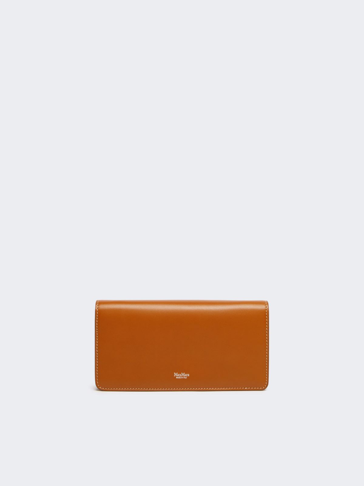 Leather phone pouch - RUST - Max Mara - 2