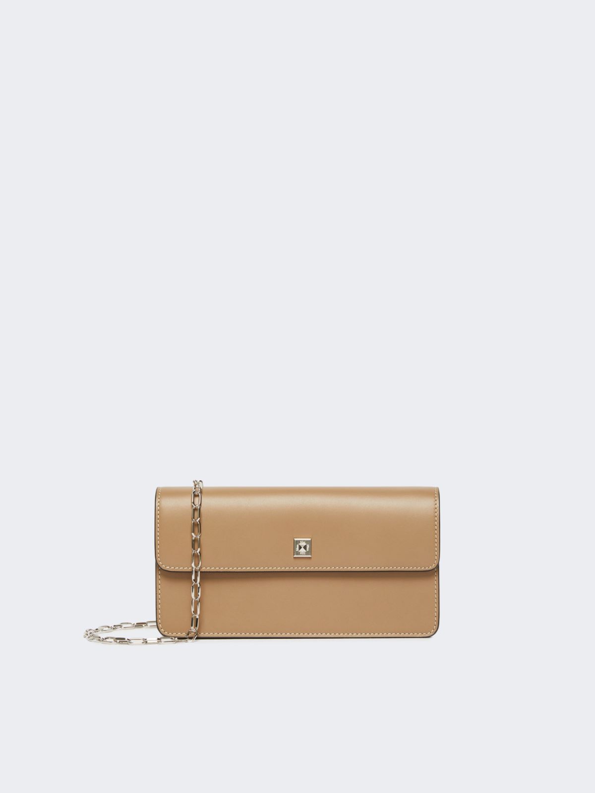 Leather phone pouch - MUD