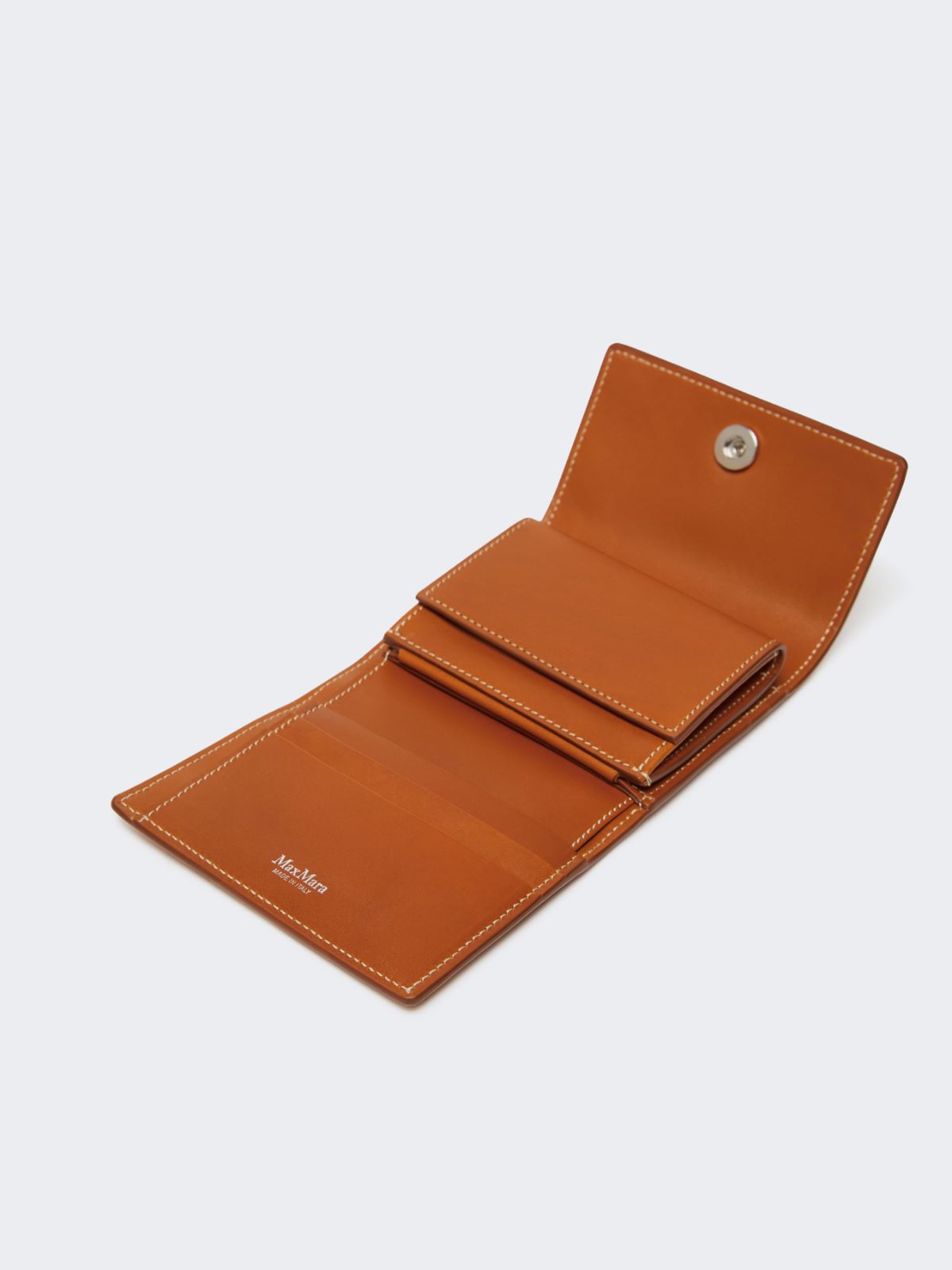 Leather purse - RUST - 3