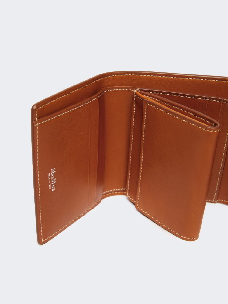 Leather purse - RUST - 4