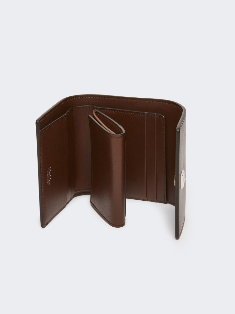 Leather purse - COCOA - 3