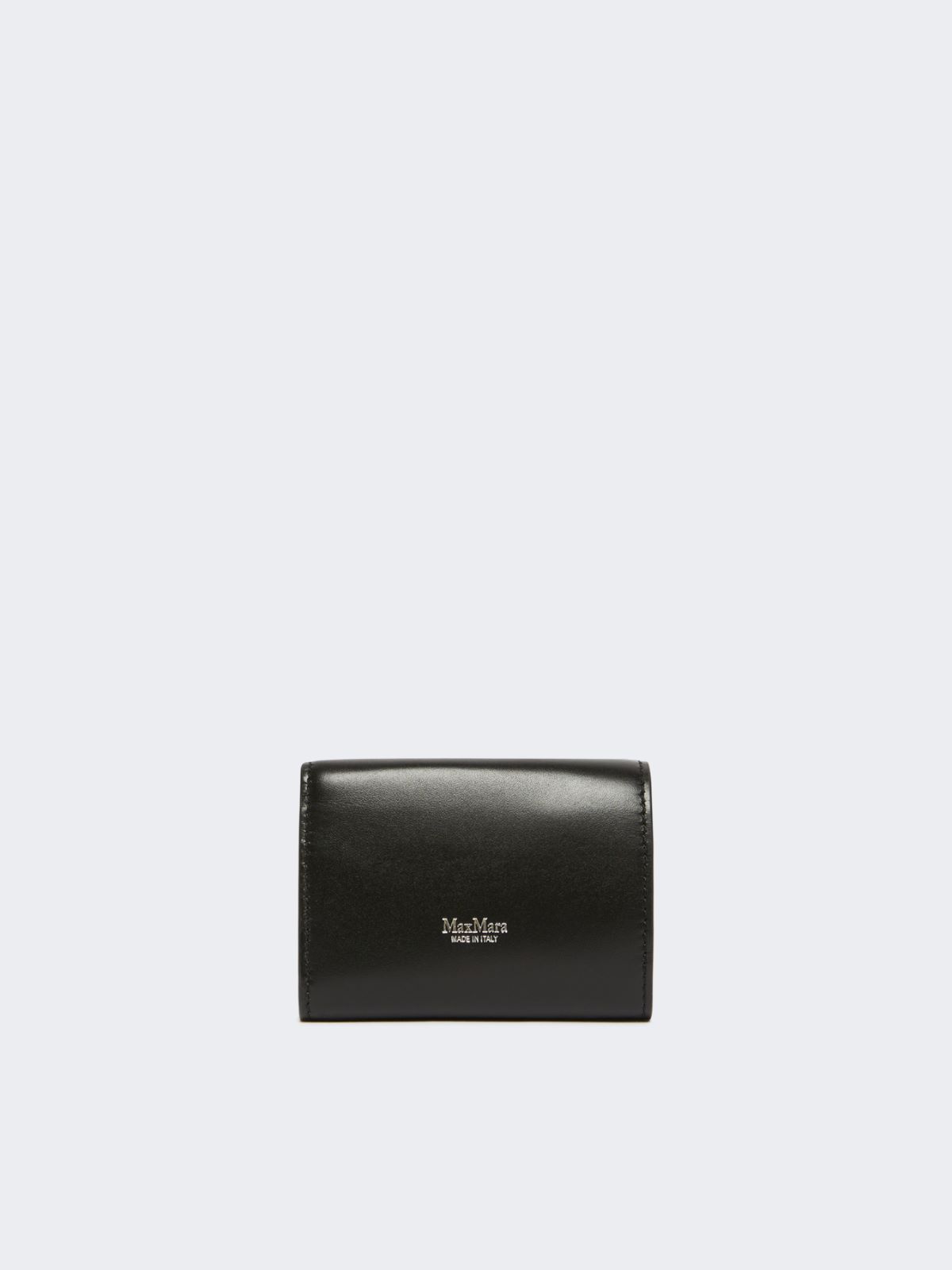 Leather tri-fold purse - BLACK - Max Mara - 2