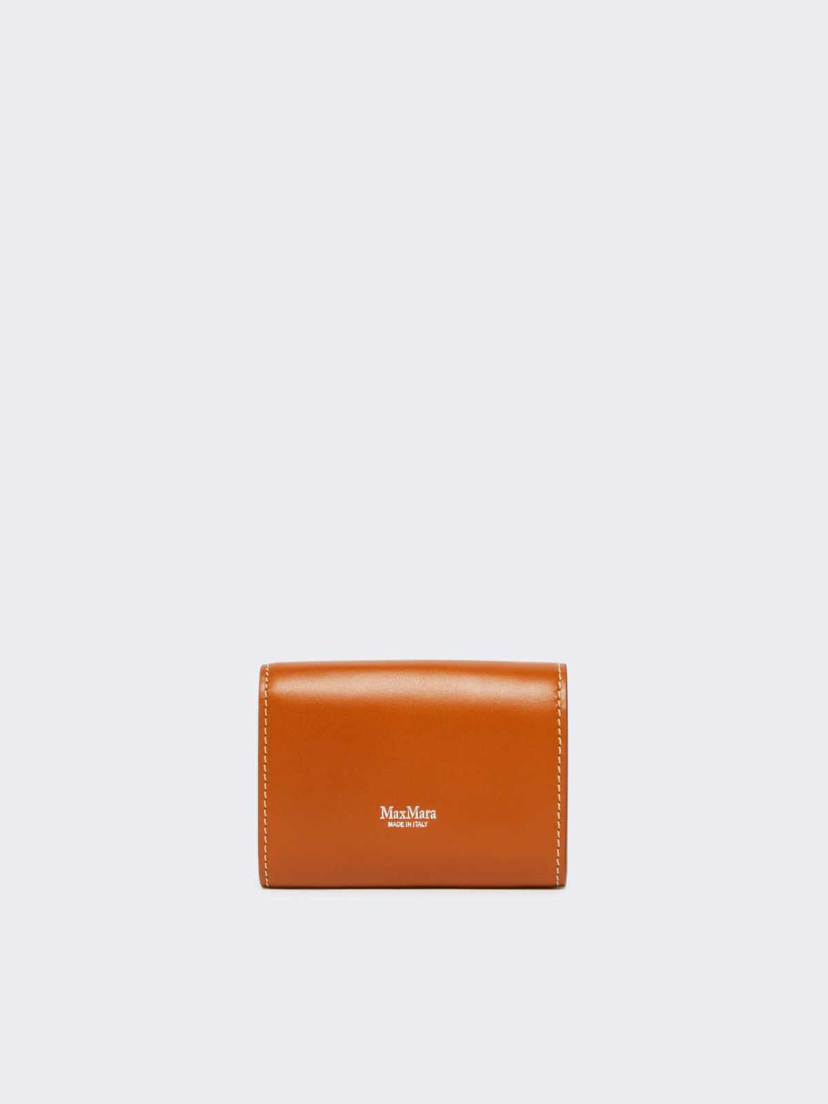 Leather tri-fold purse - RUST - Max Mara - 2