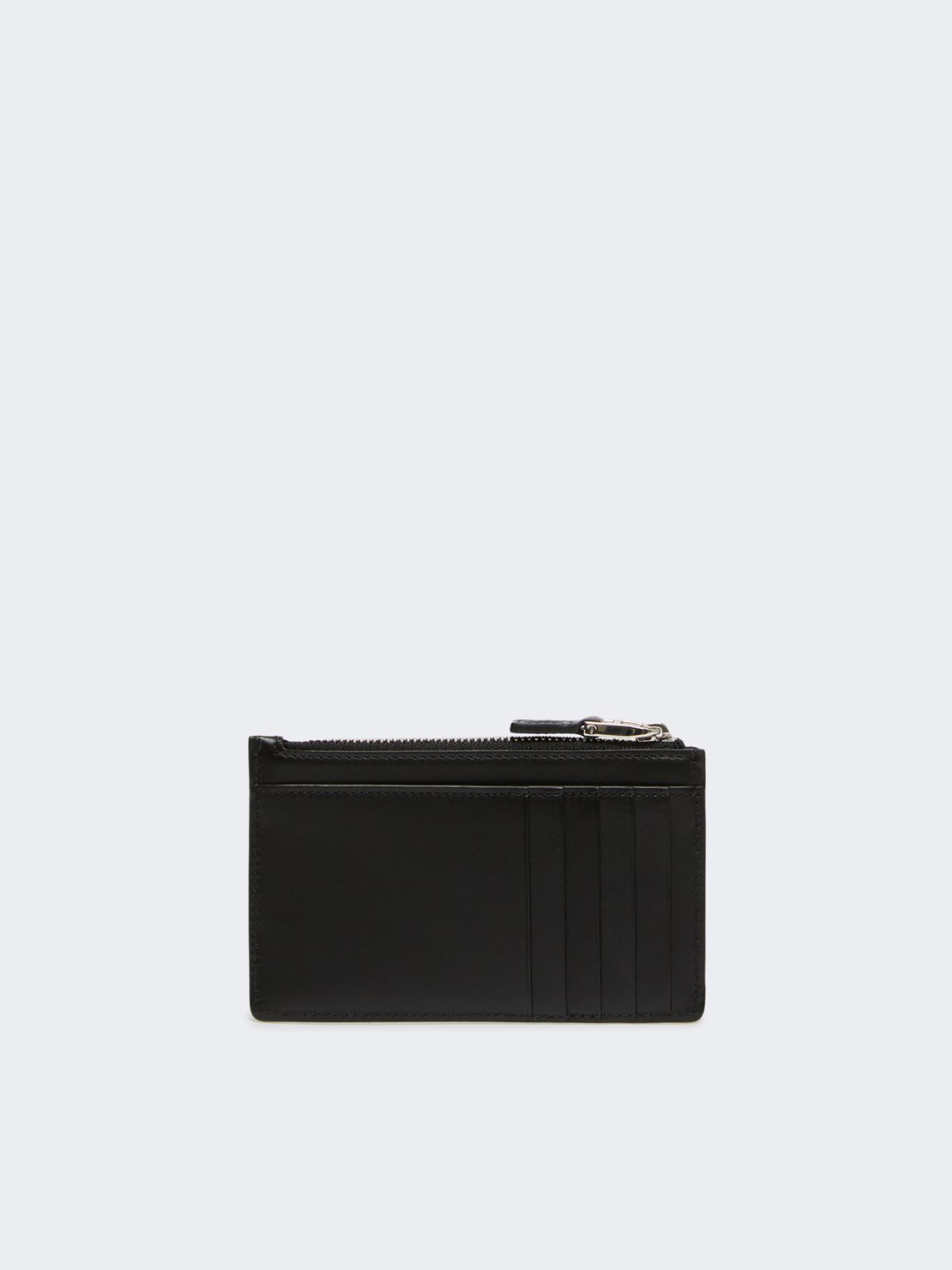 Leather card holder - BLACK - Max Mara - 2