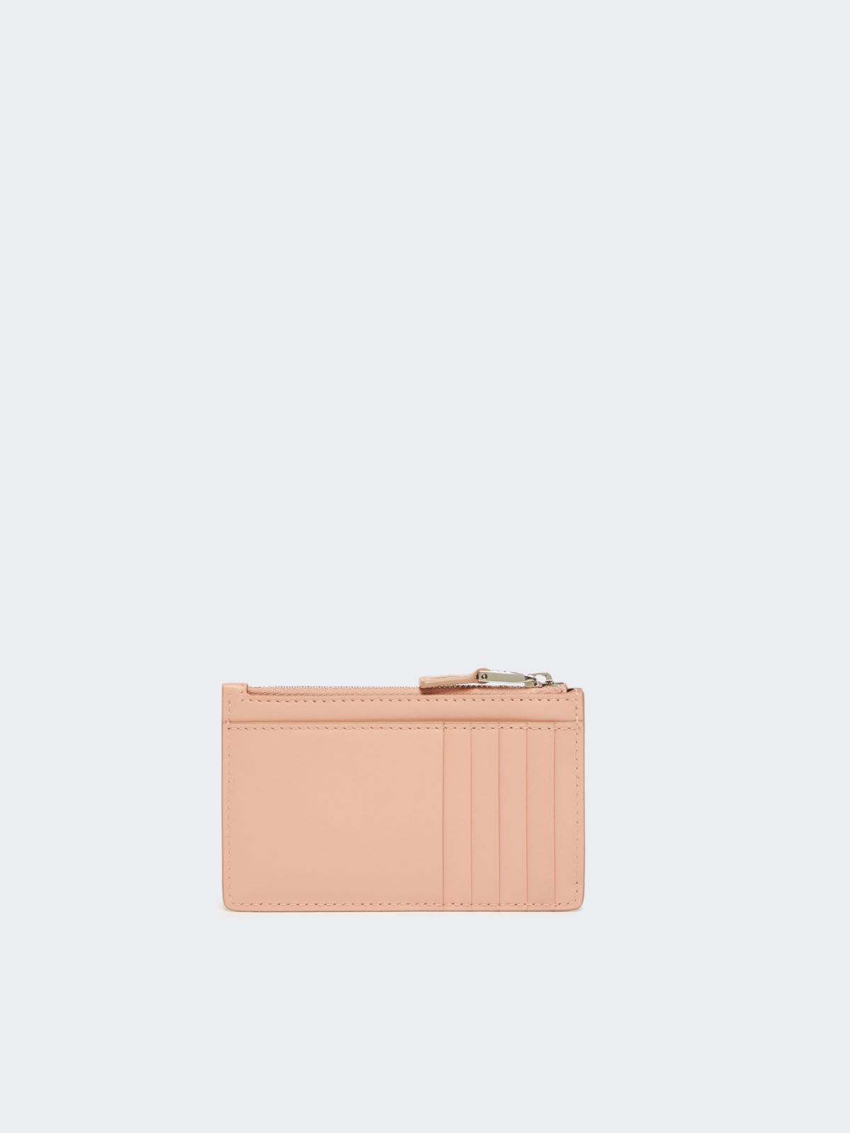 Leather card holder - PINK - Max Mara - 2