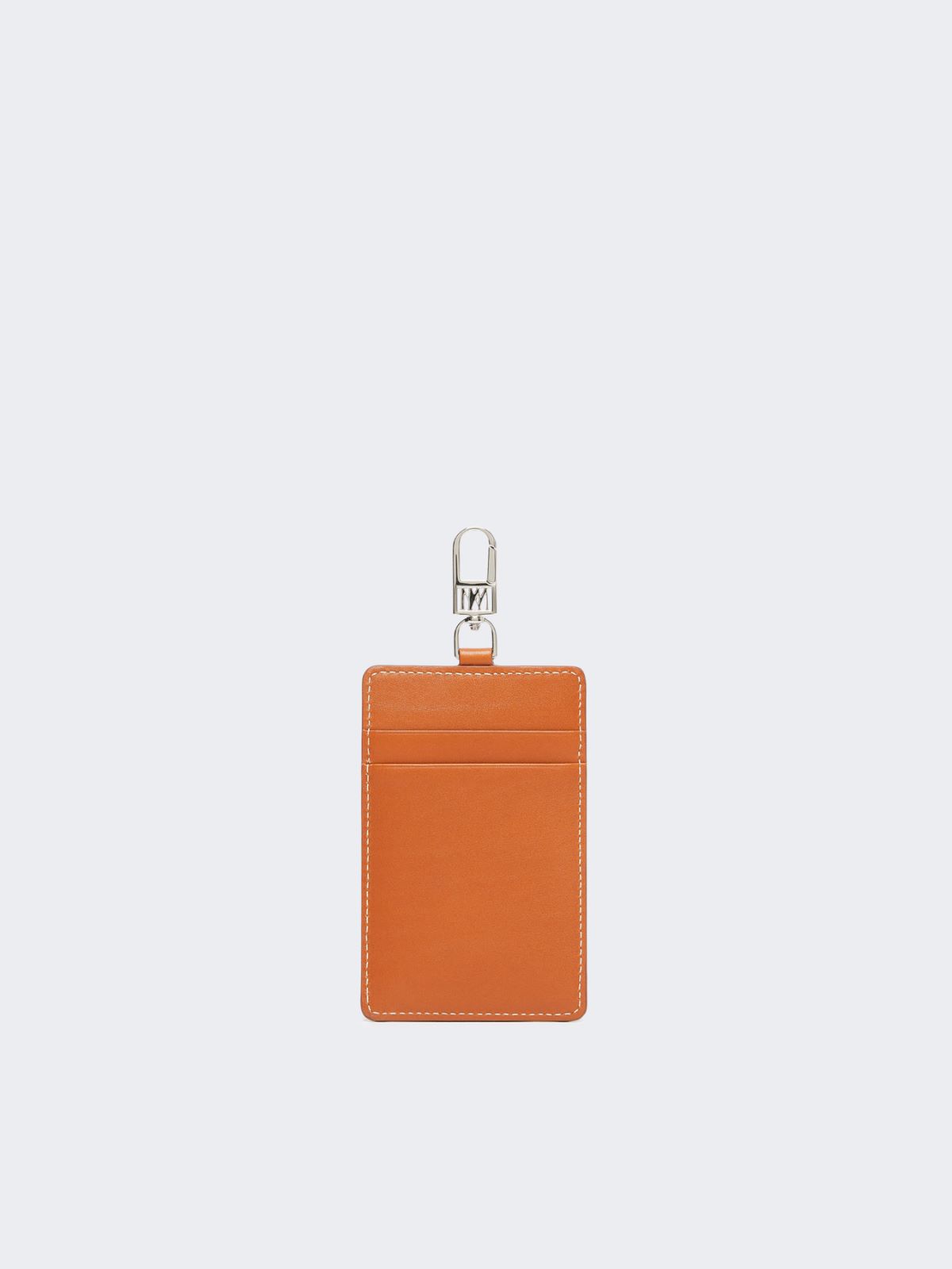 Leather badge holder - RUST - Max Mara - 2