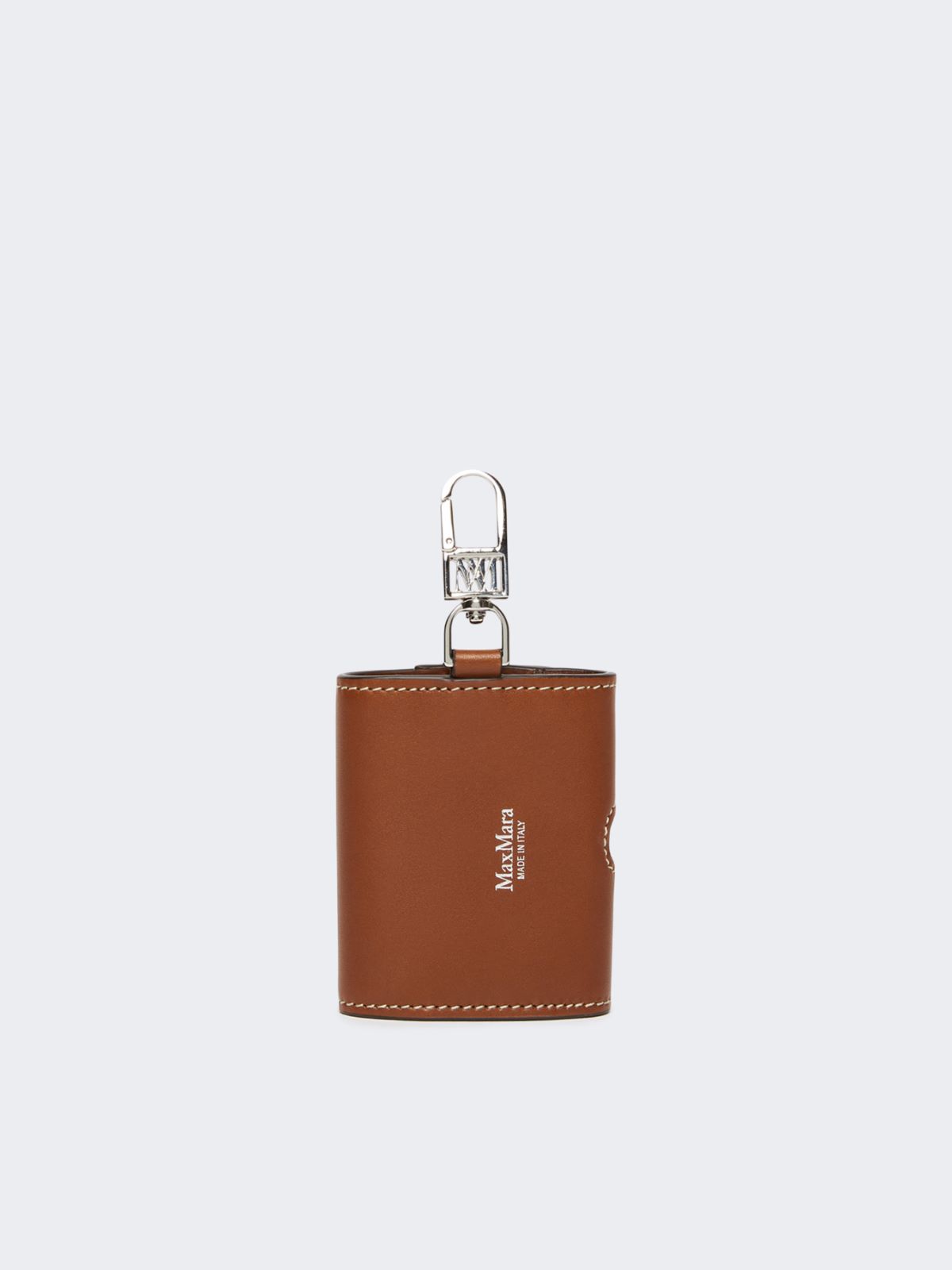 Leather earphone pouch - AMBER BROWN - Max Mara - 2