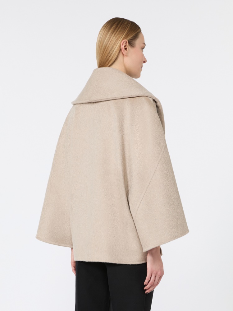 Cape in cashmere drap - BEIGE - Max Mara - 3