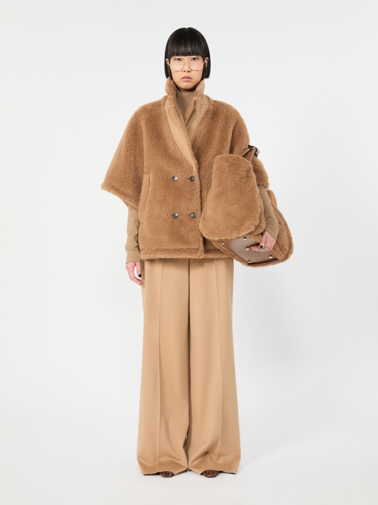 Camel and Teddy reversible cape - CAMEL