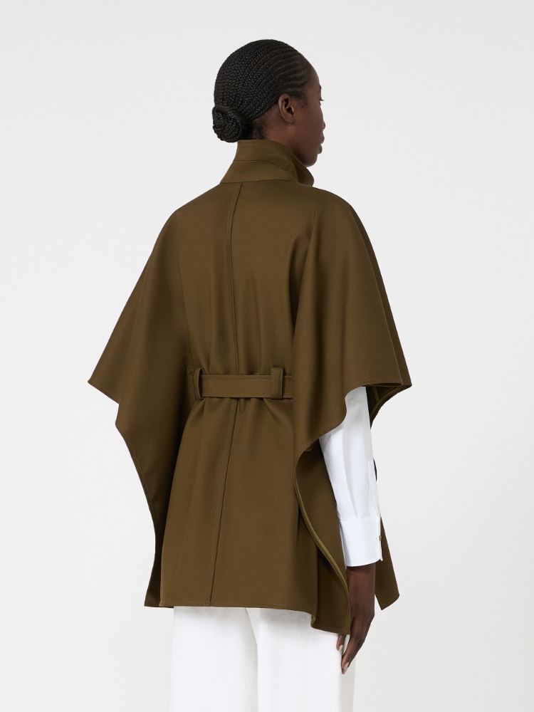 아베뉴 발수 케이프 - KAKI - Max Mara - 3