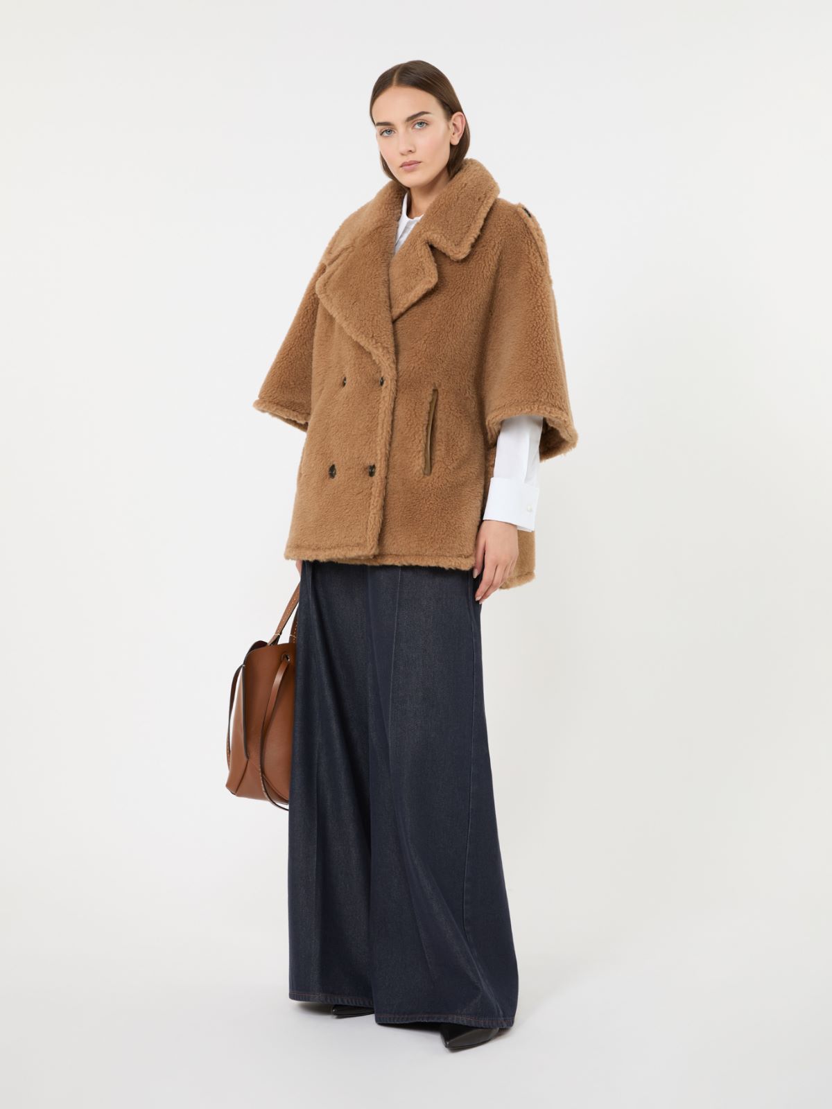 클로로 테디 케이프 - CAMEL - Max Mara