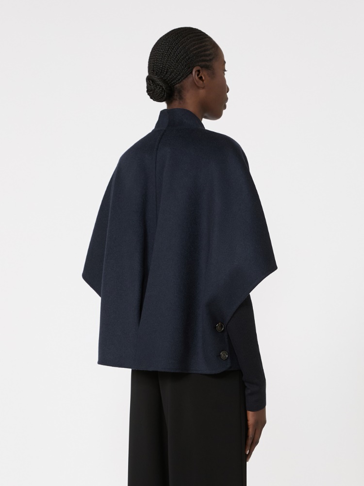 Lightweight cashmere cape - MIDNIGHTBLUE - Max Mara - 3