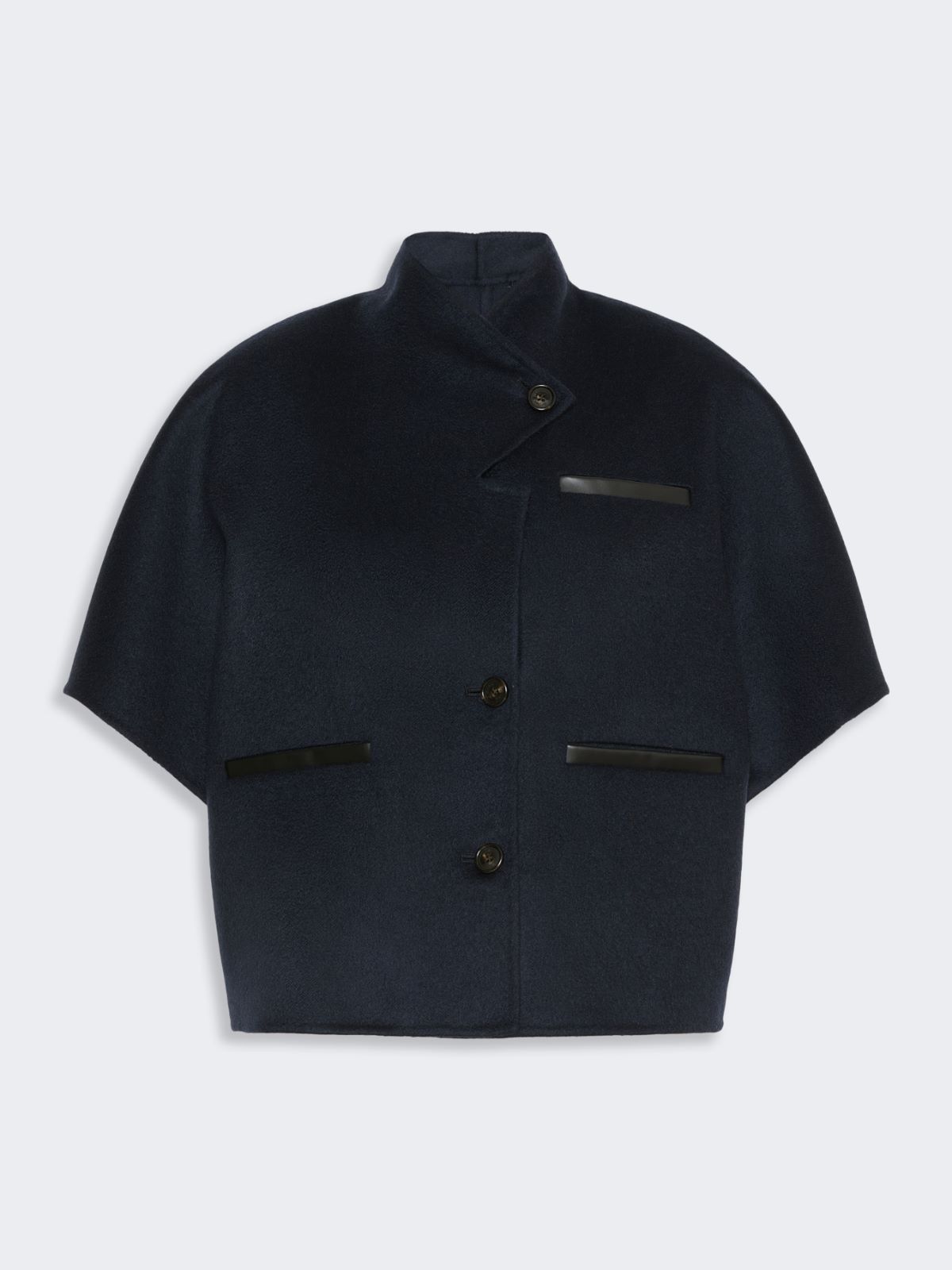 Lightweight cashmere cape - MIDNIGHTBLUE - Max Mara - 5