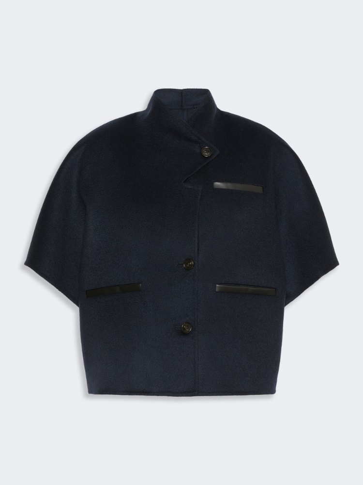Lightweight cashmere cape - MIDNIGHTBLUE