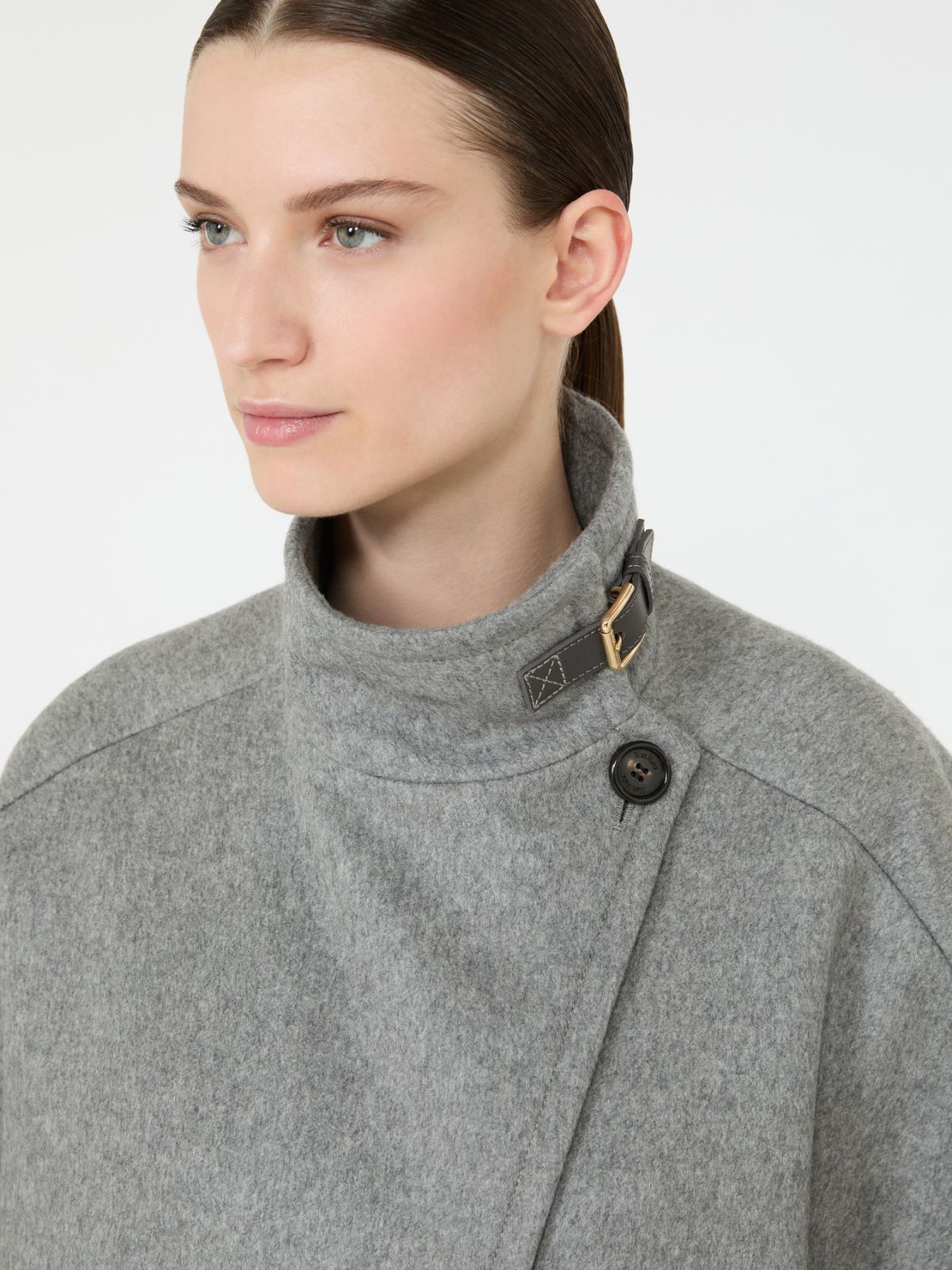 데릭 캐시미어 케이프 - MEDIUM GREY - Max Mara - 4