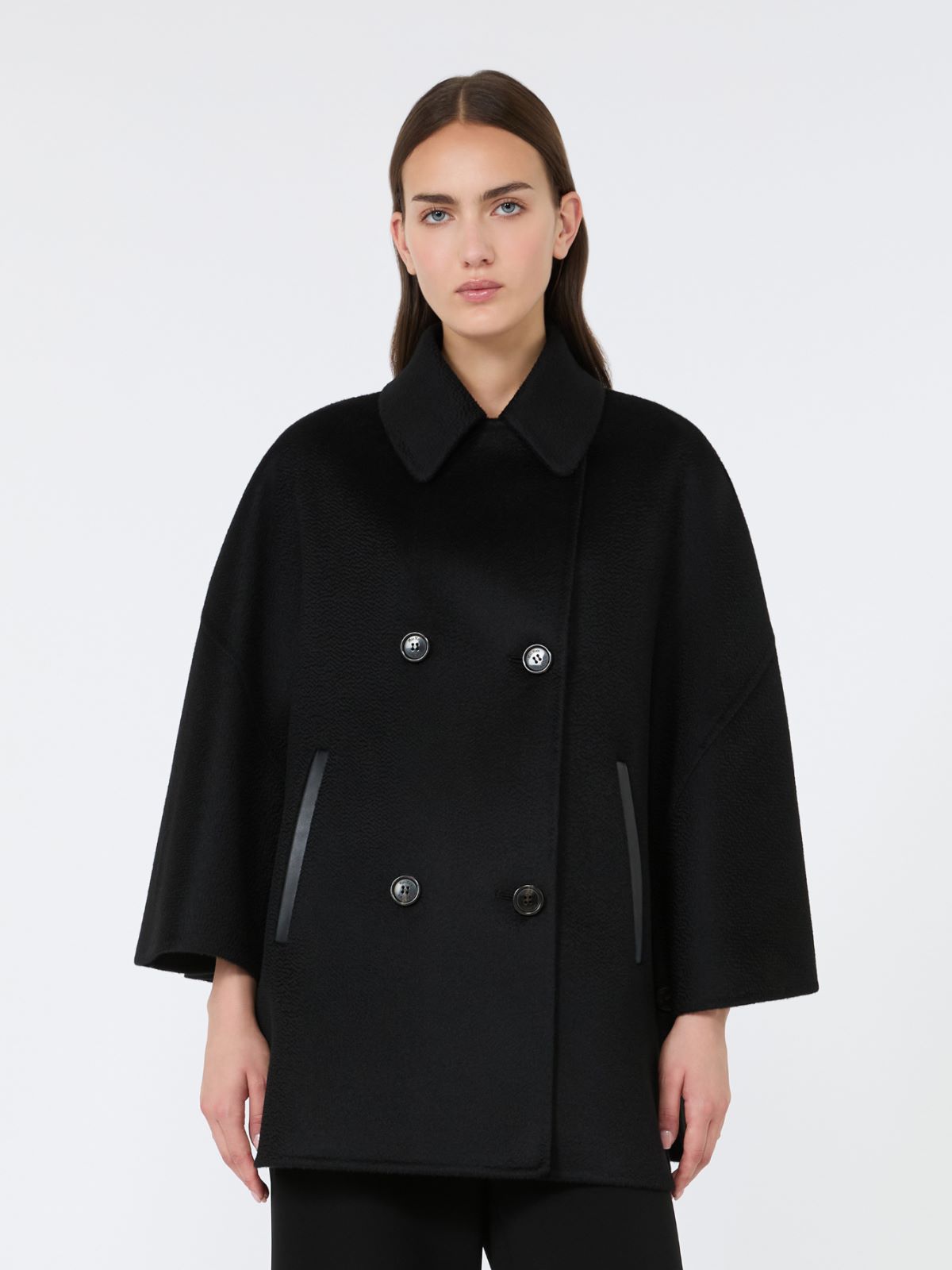 오스피테 캐시미어 케이프 - BLACK - Max Mara - 2