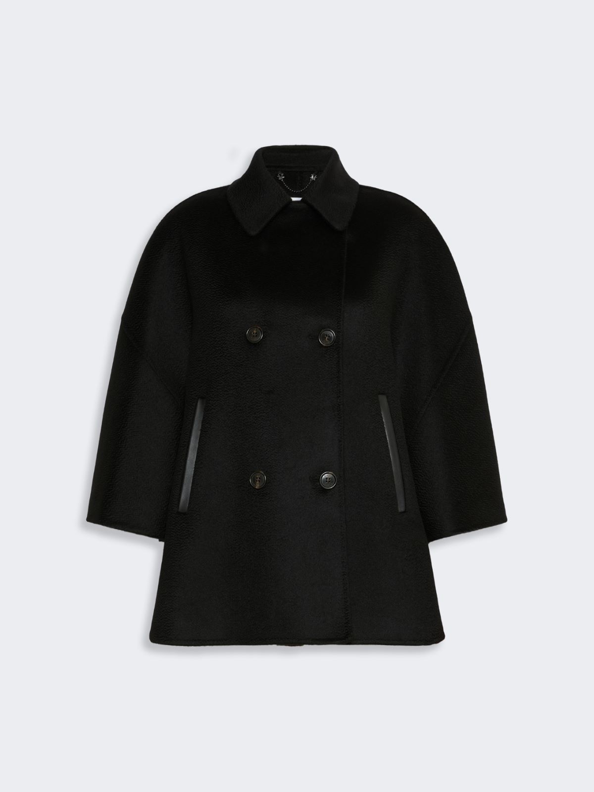 오스피테 캐시미어 케이프 - BLACK - Max Mara - 5