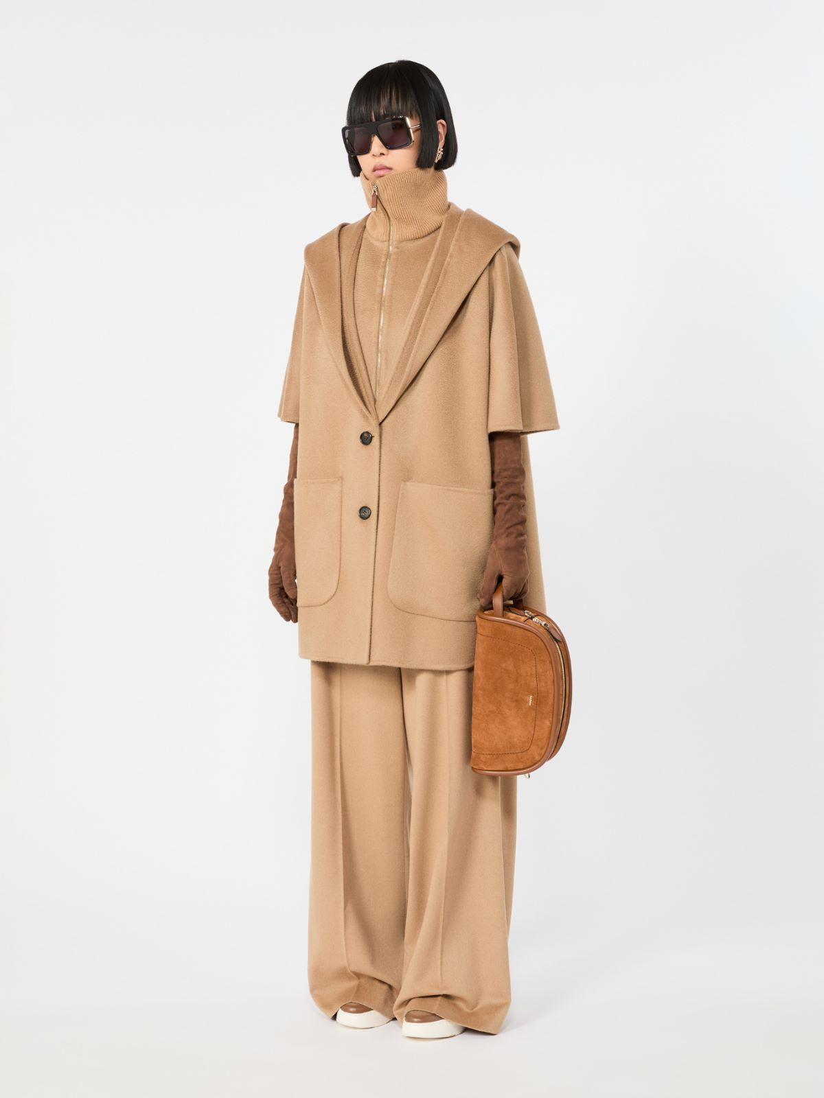 포폴리 캐시미어 케이프 - CAMEL - Max Mara