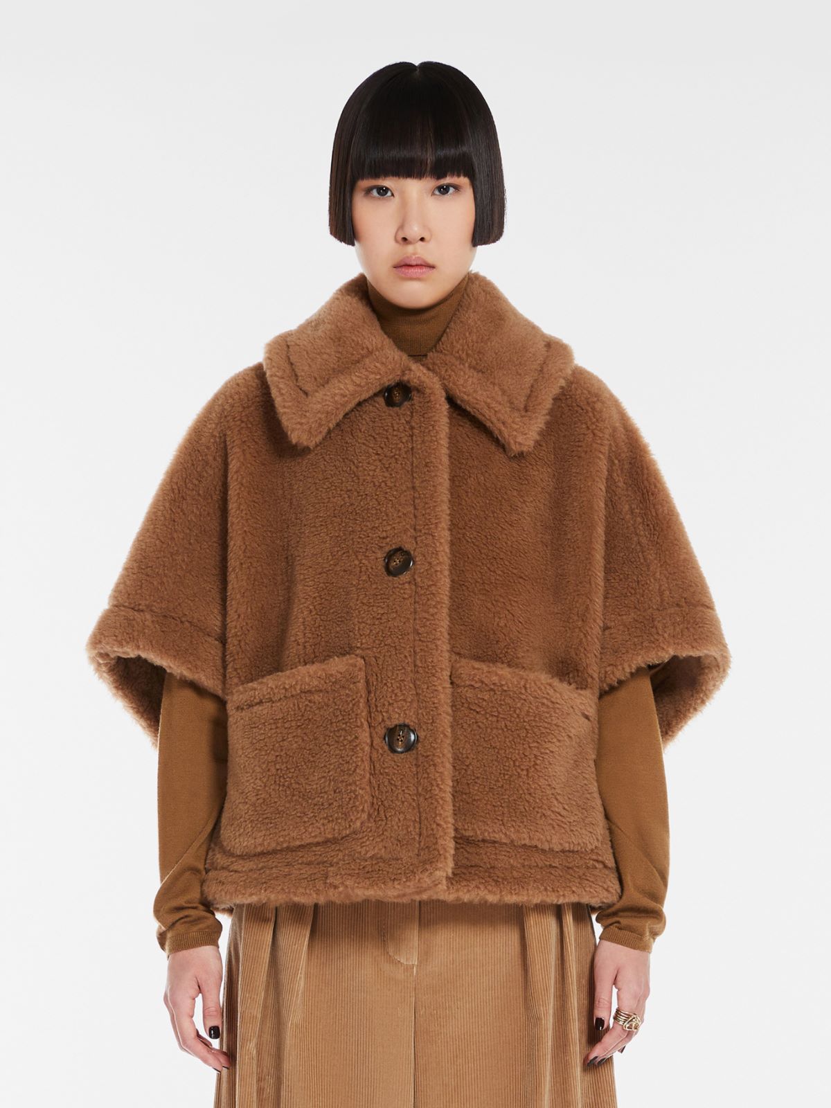 뉴테르초 테디 케이프 - CAMEL - Max Mara - 2