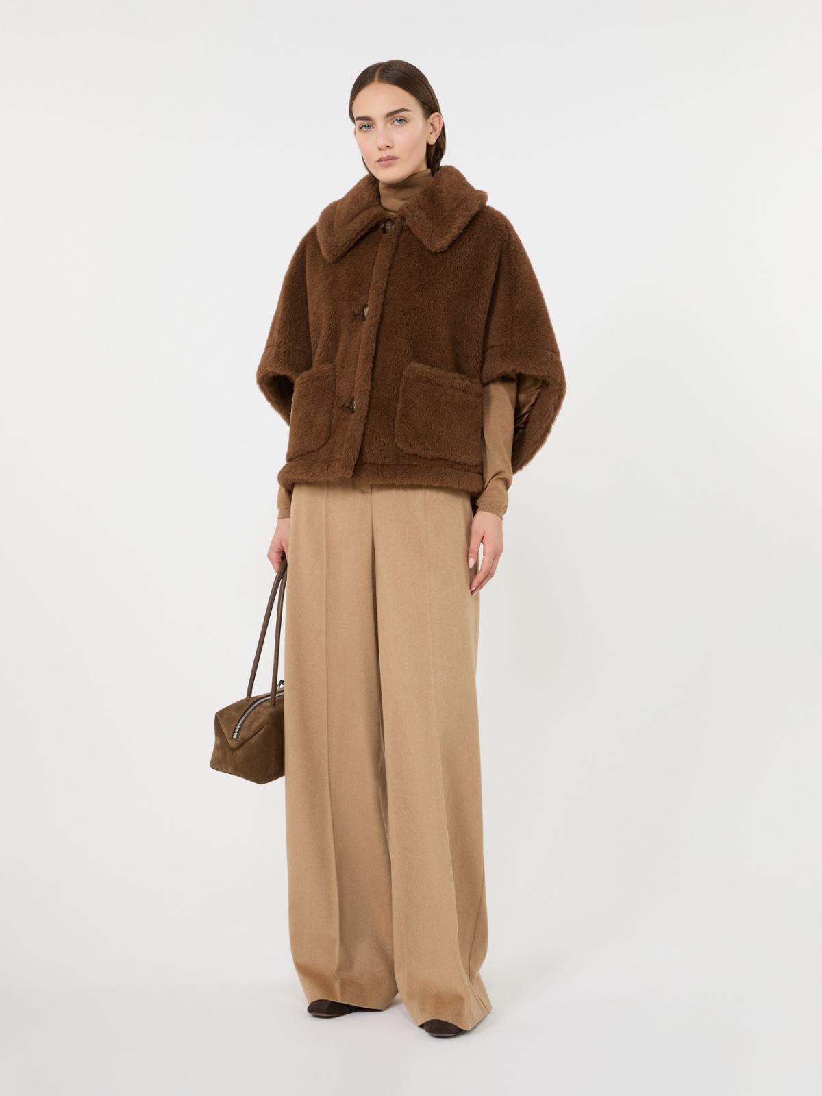 뉴테르초 테디 케이프 - TOBACCO - Max Mara