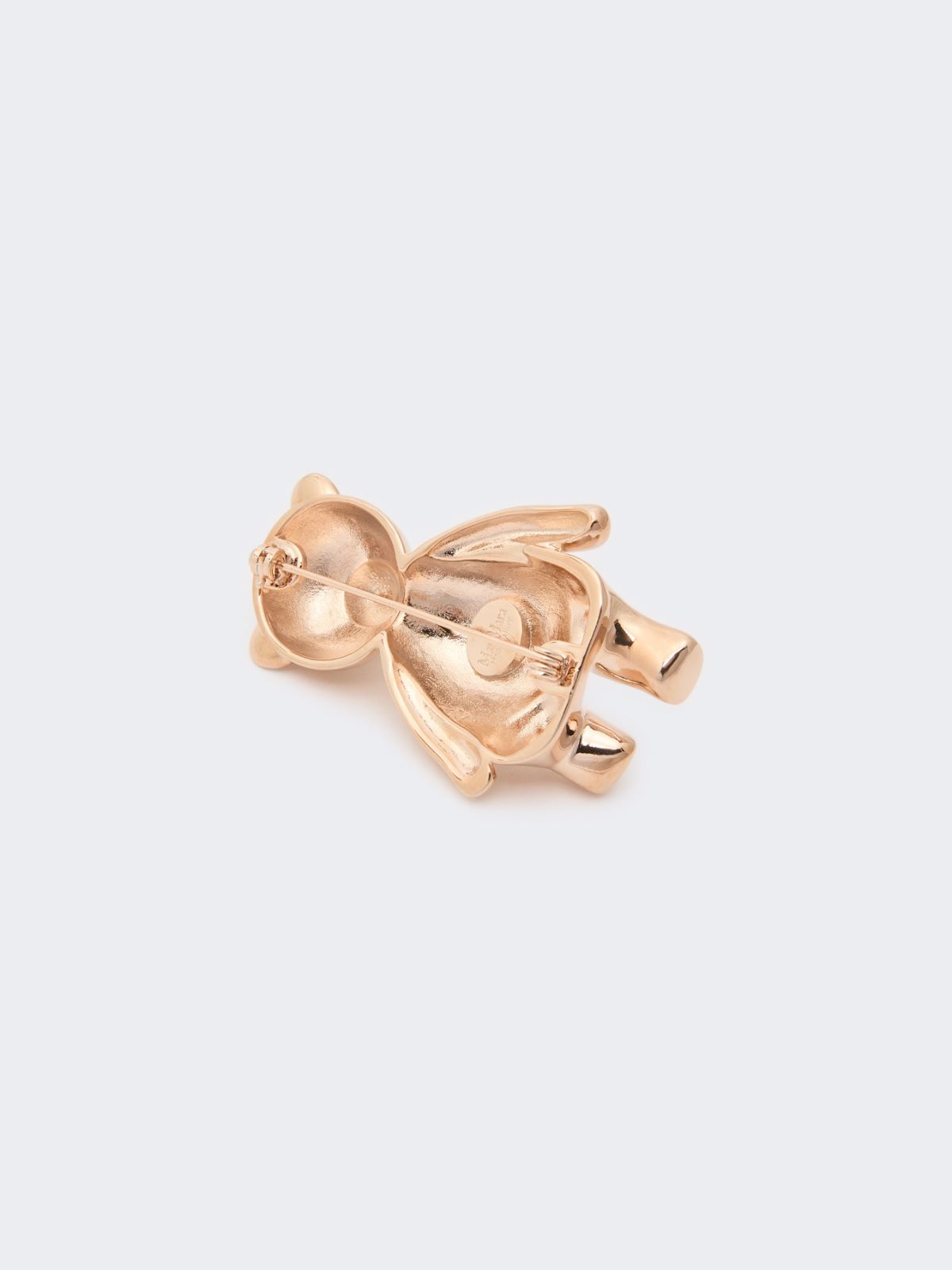 Metal teddy bear brooch - WHITE - Max Mara - 3