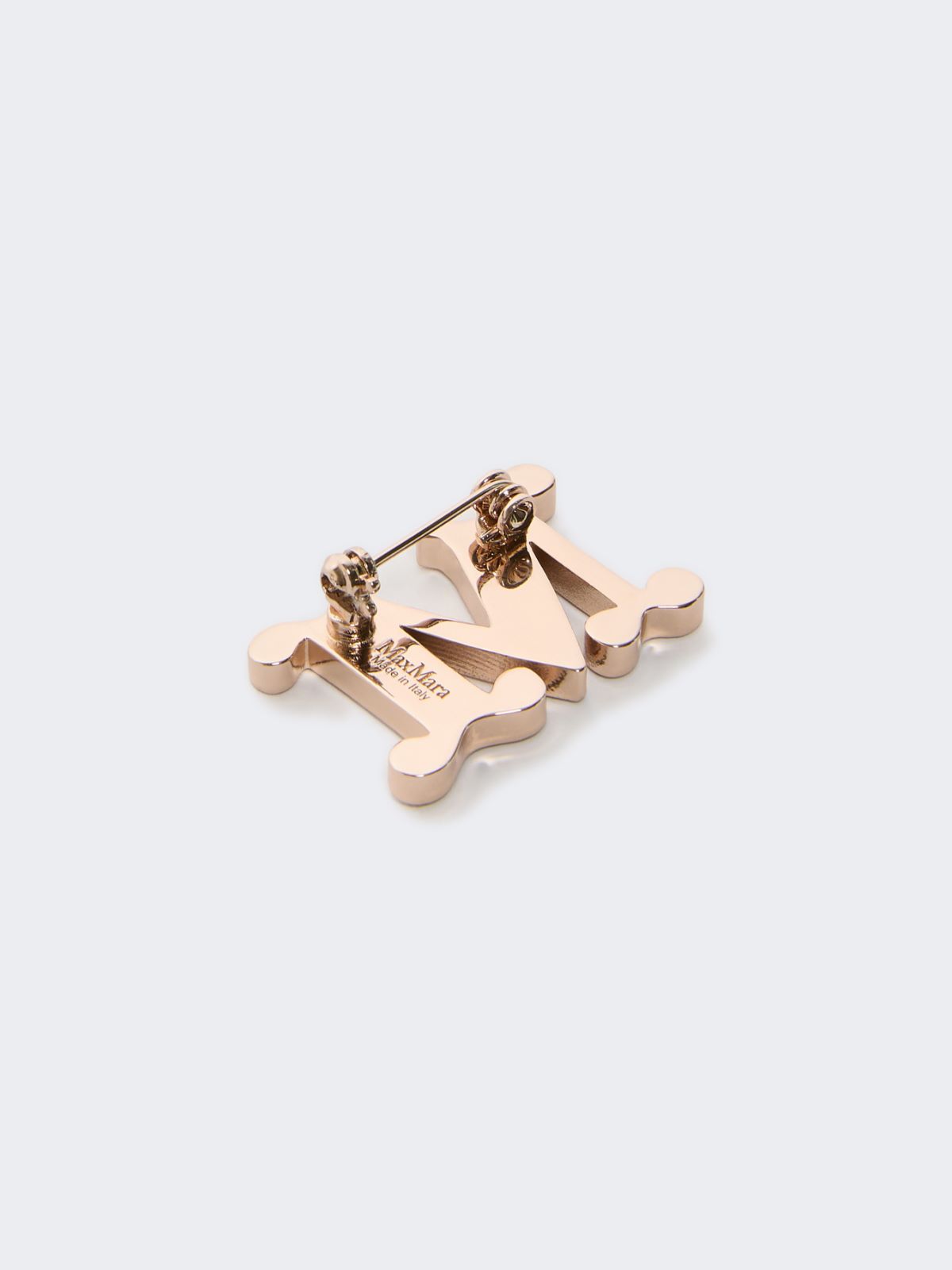 Monogram brooch with crystals - CAMEL - Max Mara - 2