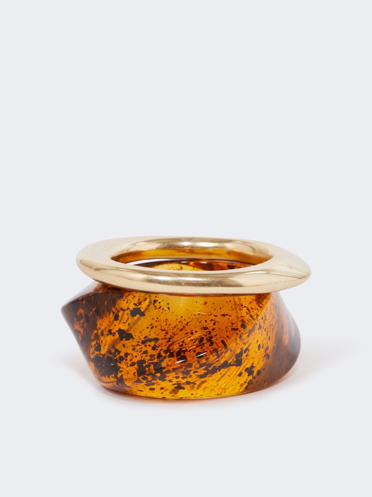 Resin bracelet set - GOLD
