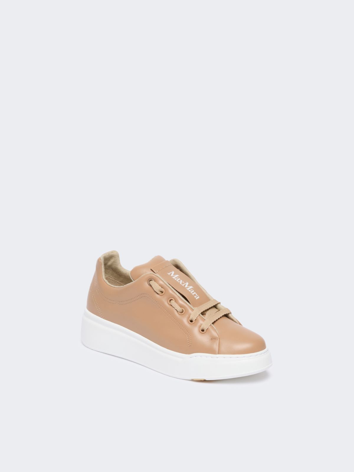 Leather sneakers - IVORY - Max Mara - 2