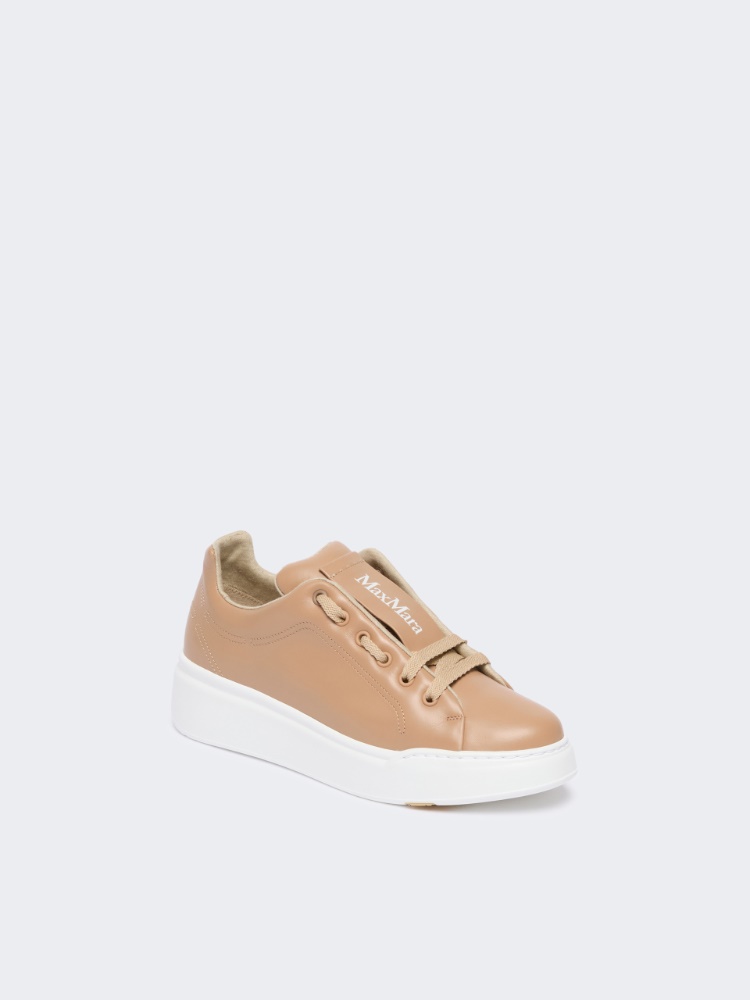 Leather sneakers - IVORY - Max Mara - 2